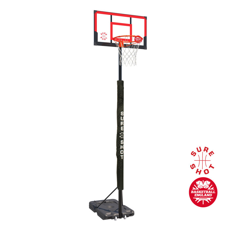 Sure Shot Easi Shot Portable Basketball Hoop with Acrylic Backboard - BE Approved