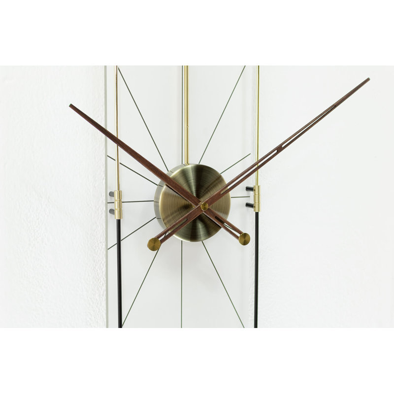 THE WHITE PLANET 20cm Silent Wall Clock