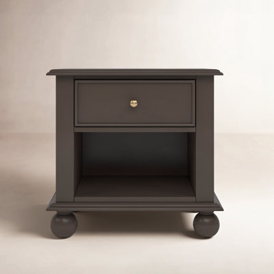1-Drawer Mahogany Nightstand
