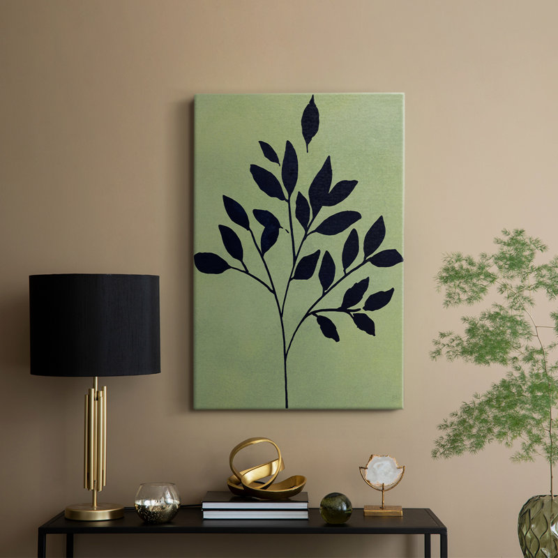 Earthly Botanical I -Custom Wrapped Gallery Cavas, 36" H x 24" W