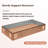 2 Pack Under Bed Storage Containers, Stackable Closet Organizers And Storage Bins With Sturdy Support, Foldable Underbed Clothes Storage Box For Blanket, Comforter, Sweater, Pillows, Shoes