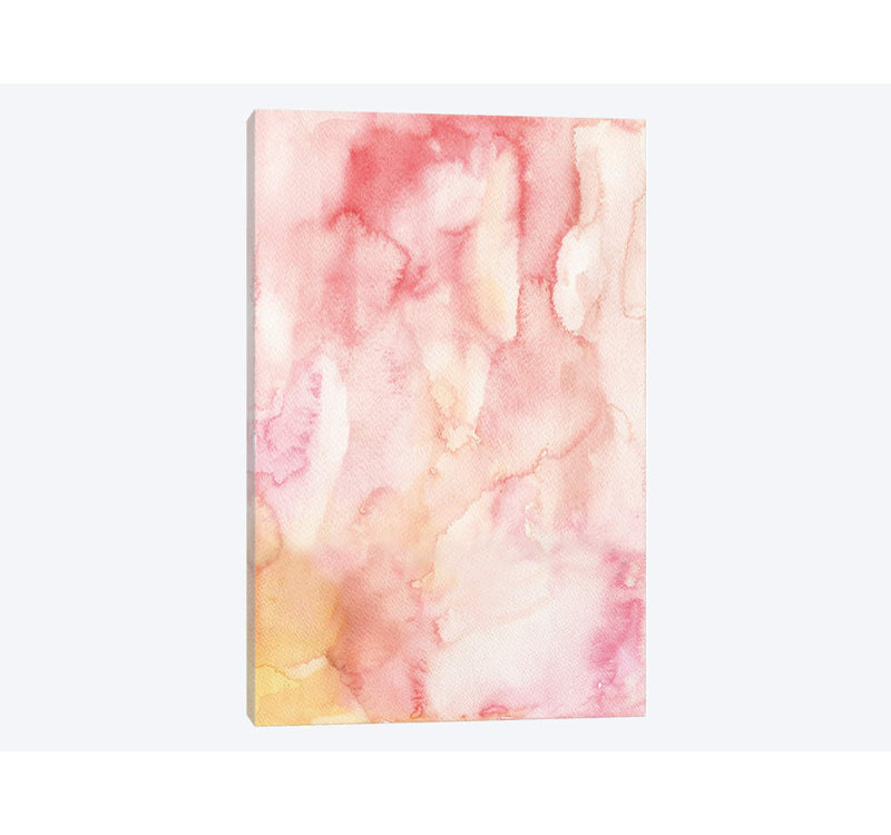 «Creamsicle» par Albina Bratcheva, reproduction sur toile tendue, H 12 po x l 8 po x P 0,75 po, Toile tendue, Pas de tapis
