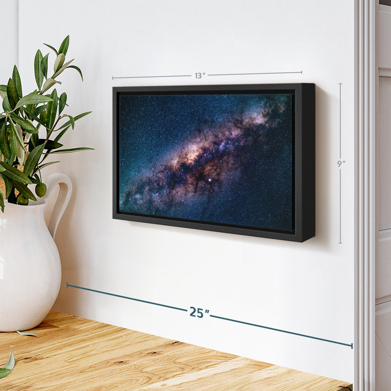 Stars In Milky Way Canvas Print, 9" H x 13" W