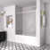 60'' - W x 58'' H Frameless Tub Shower Door JP0226-02
