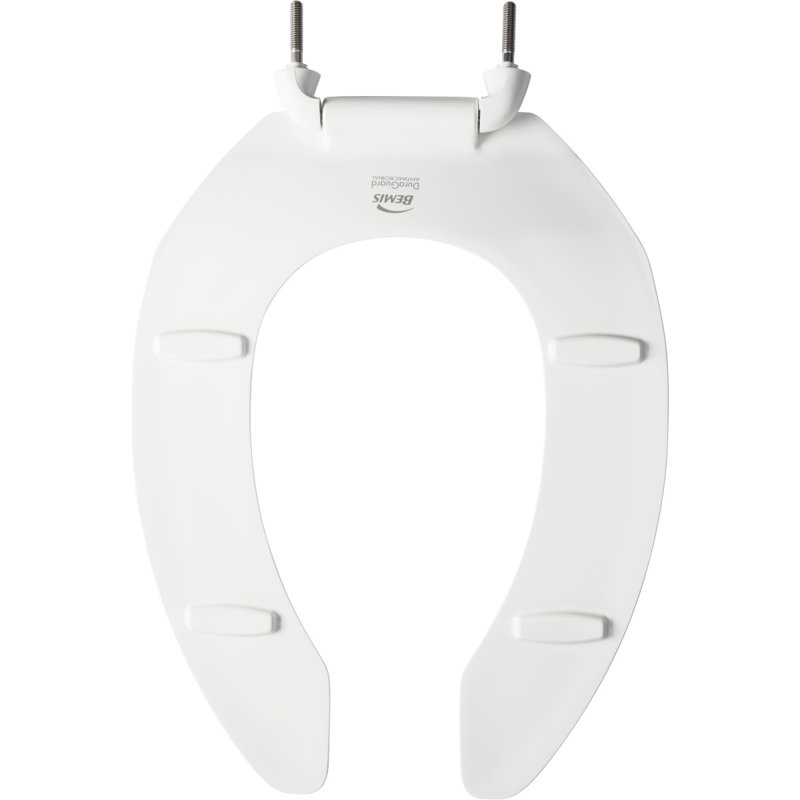 Siège de toilette allongé en plastique