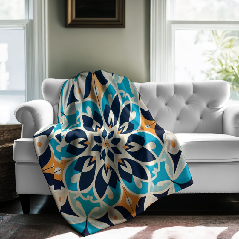 Moroccan Geometrics - 1 pièce de qualité supérieure, Grand lit