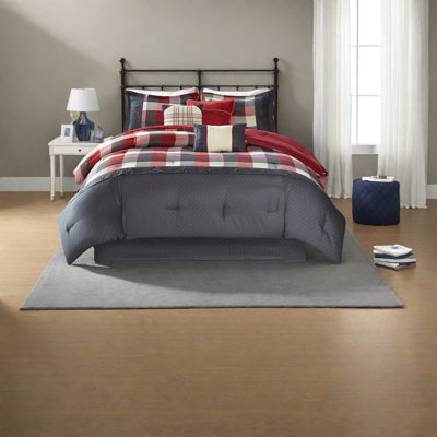 Cozy Farmhouse Bedding Sets, Polyester Comforter 7 Pieces For Home