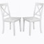Ensemble 5 pièces de table de salle à manger et chaises, table de cuisine en bois massif avec 4 chaises-347806107-347806106