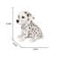 White Dalmation Decorative Puppy Figurine for Home & Garden Décor, Handpainted Polyresin Dog Statue, Realistic Design | Gift for Dog Lovers | Weather-Resistant Indoor/Outdoor Decor