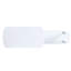 Table basse blanche et chrome