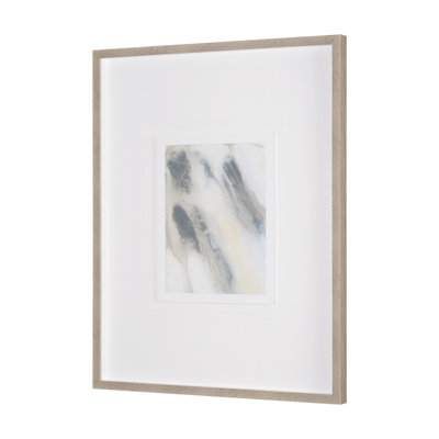 «Retreating Tide» par Ira Havuka, reproduction d'art encadrée à la main mat sous verre