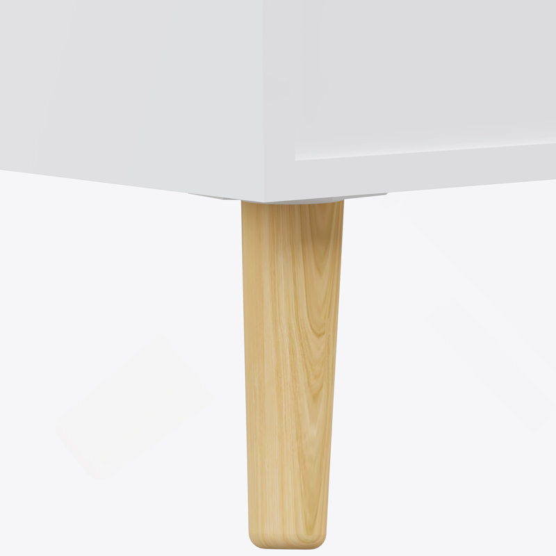 Bibliothèque pour enfants et organisateur de jouets, bibliothèque ouverte en bois à 5 casiers, rangement pour bébé à 2 niveaux avec pieds