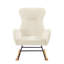 Chaise berçante en tissu Teddy