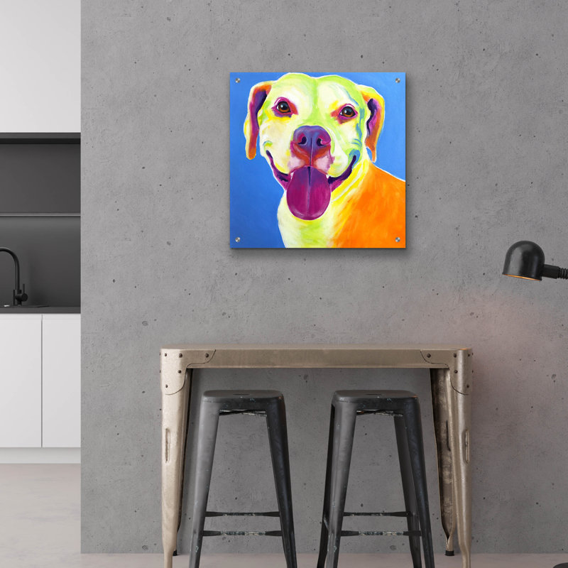 «Pit Bull - Daisy» par Dawg Painter, H 24 po x l 24 po