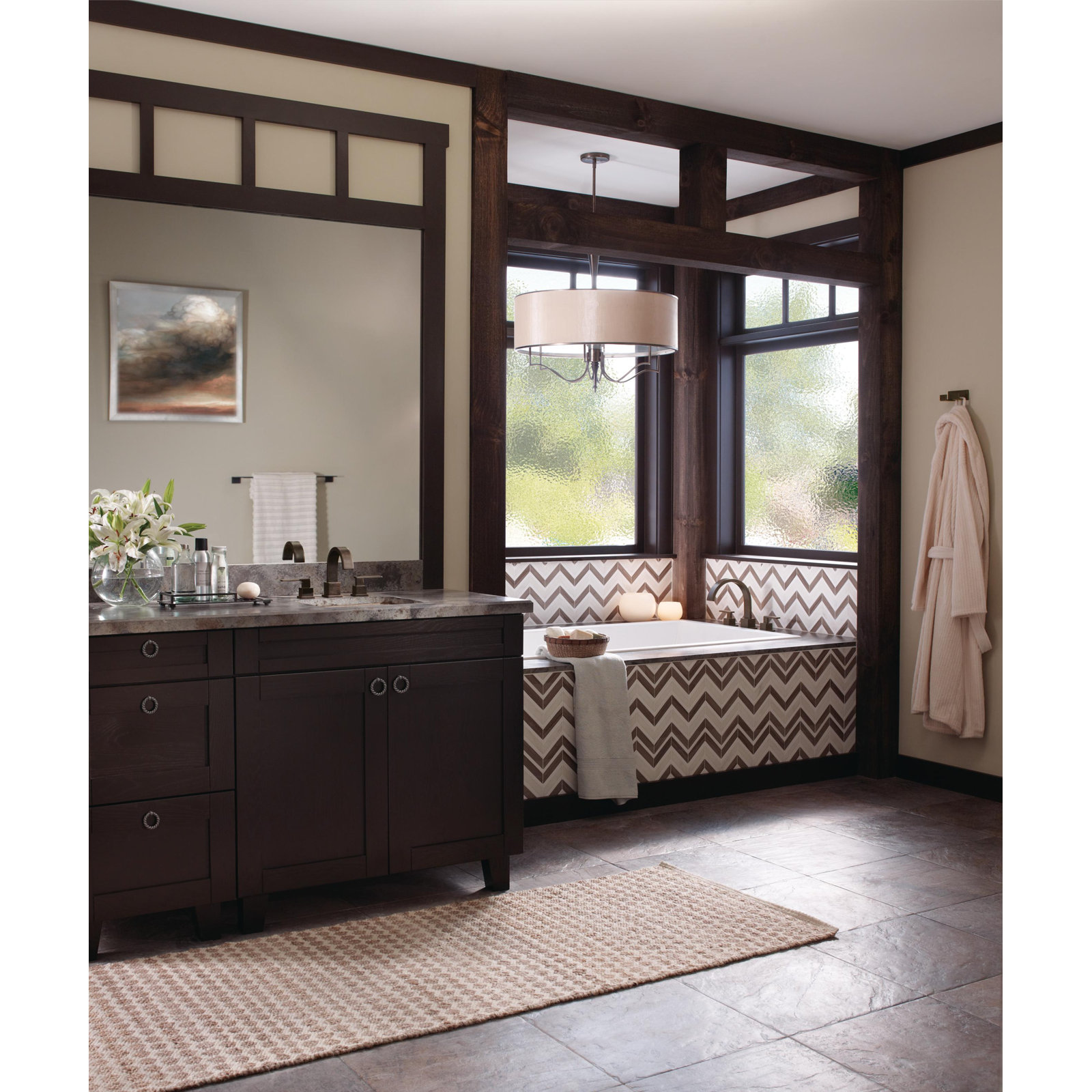 Vero Widespread Bathroom Faucet with Drain, Oil Rubbed Bronze