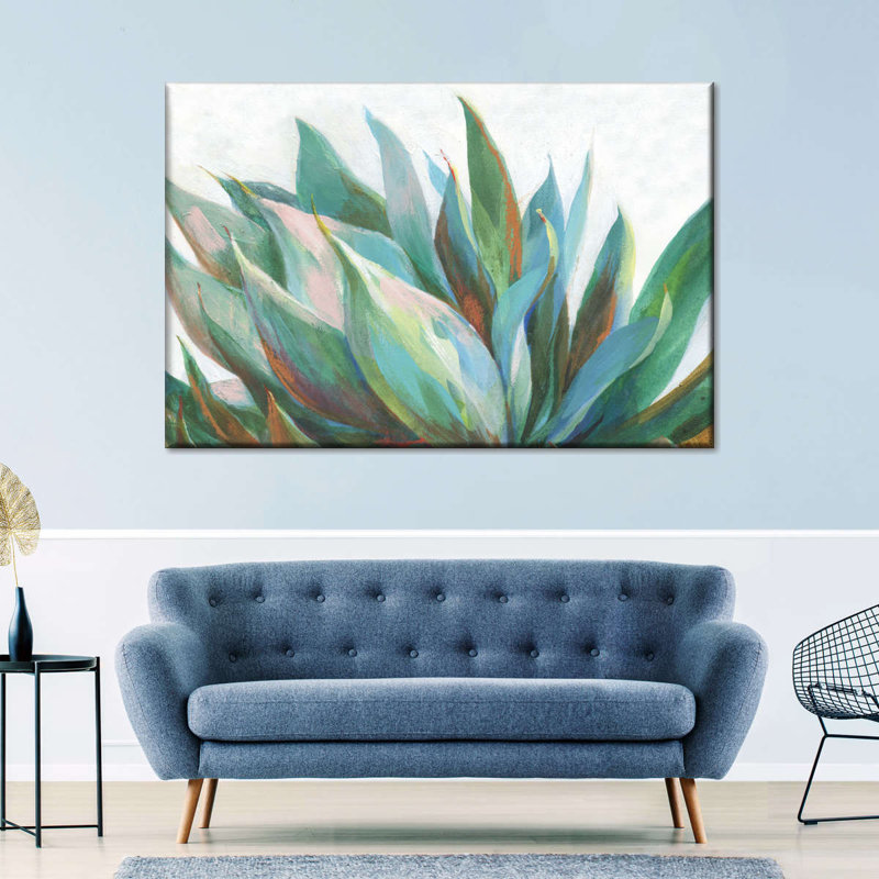 " Vibrant Agave ", 8" H x 12" W x 1" D
