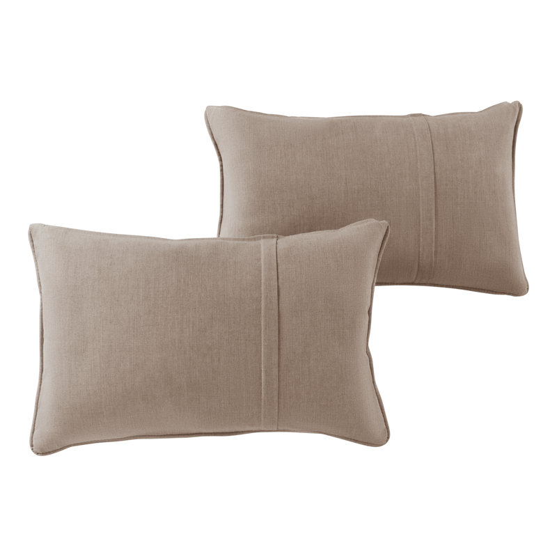  Coussin Sunbrella, Set of 2, Bois de frêne coulé
