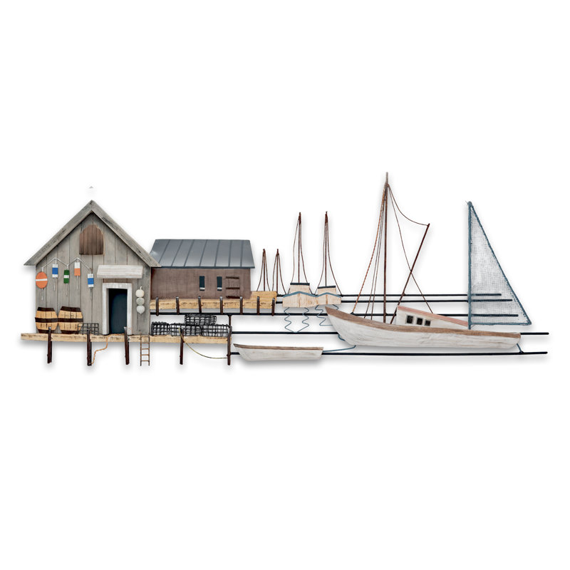 Handmade Coastal Buildings & Architecture and Transportation Wall Decor