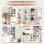 Armoire de cuisine en métal durable avec tablettes réglables, structure en acier inoxydable robuste pour des solutions de rangement polyvalentes-627774790