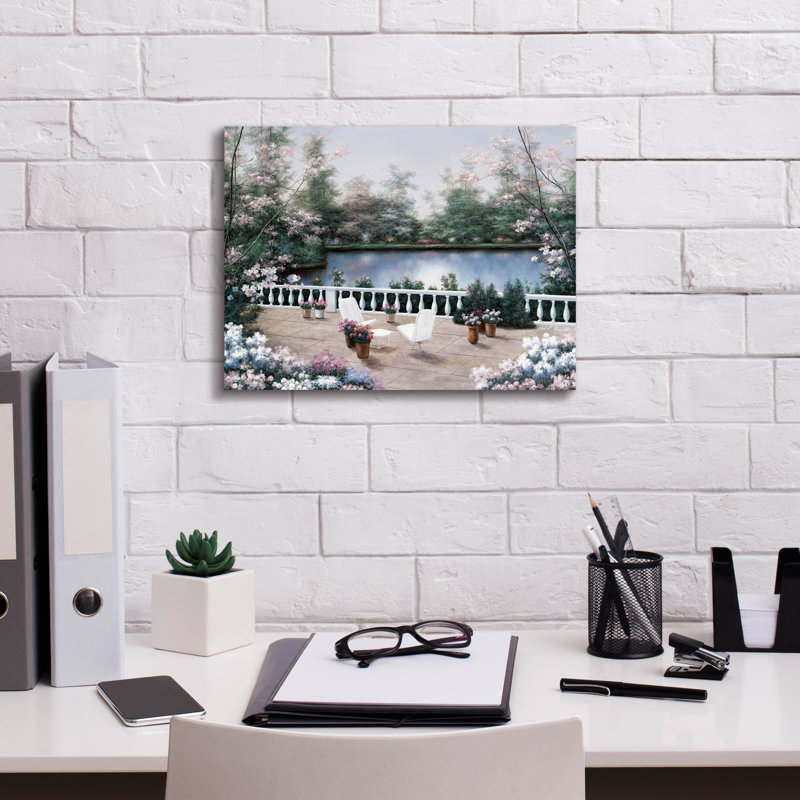 «Terrace View» par Diane Romanello, H 12 po x l 16 po x P 0,75 po