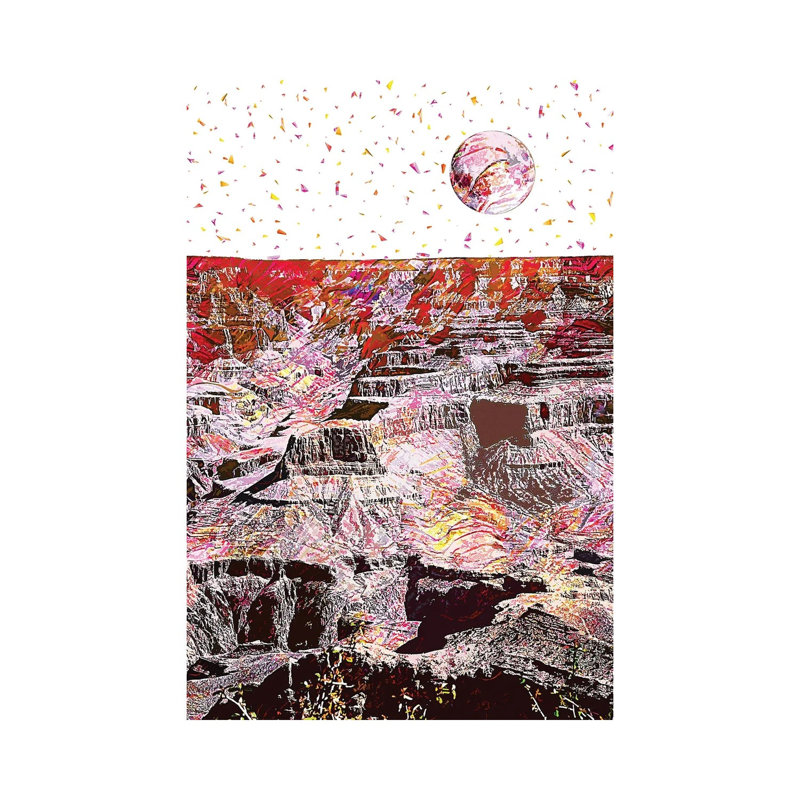 Full Moon XIV 1 Piece Wrapped Canvas Wall Art, 101.6 cm H x 66.04 cm W x 3.175 cm D