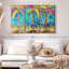 «Summer Tropical Palms», 3 pièces sur toile-98562950
