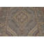 Tapis traditionnel gris en laine à motif médaillon 6 x 9