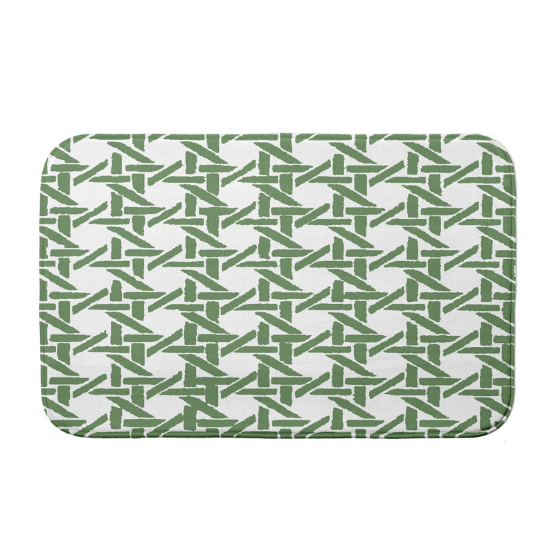 Tapis de bain Hess, H 18 po x L 30 po, Vert