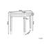 Additri 90cm Glass Top Console Table