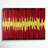Neo Expressionism 3 Red Canvas Wall Art