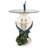 Staverden Castle Peacock Figurine End Table