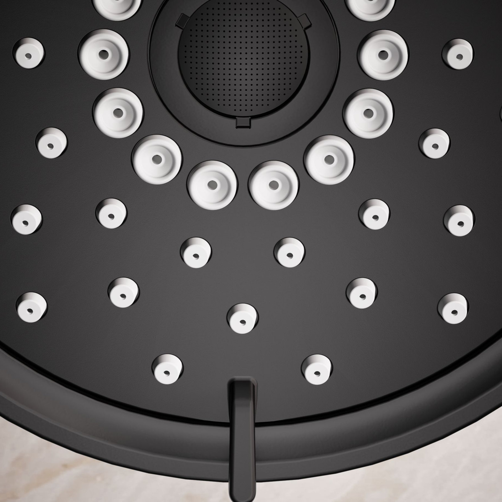 Kohler Purist 2.5 Gpm Multifunction Wall Mount Showerhead, Three Spray Settings, 5.5" High Pressure Spray Head, Matte Black