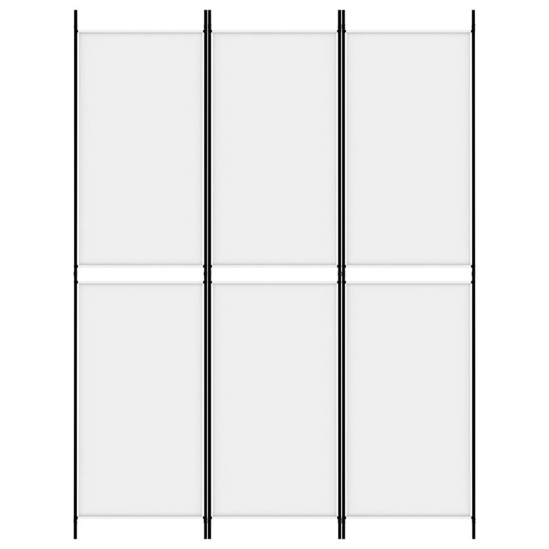 Cloison pliante Rikkea, Blanc, 3, H 78,7 po x l 59 po