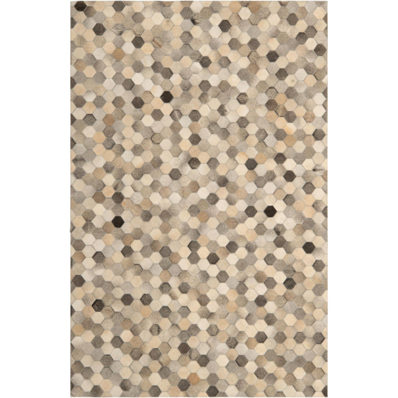 Shasa Abstract Indoor Rug, Rectangle 5'3" x 8'