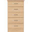 Nevada 5 Drawer Narrow Chest-1378679586