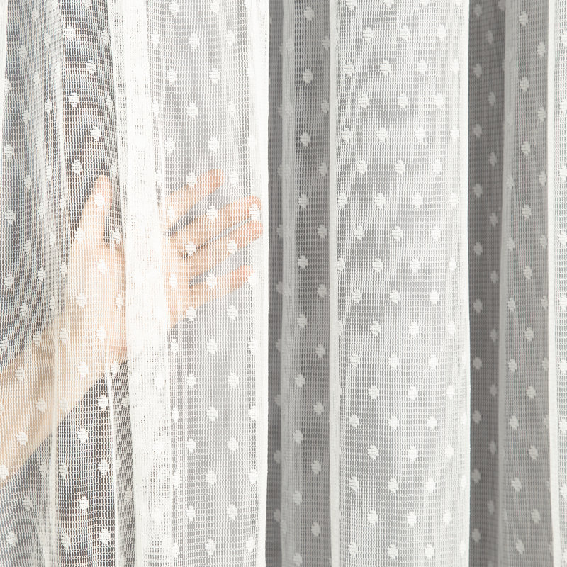Damyiah Polyester Blackout Curtain Panel (1 Sheer and 1 Blackout Panel), Gray, 80" W x 96" L
