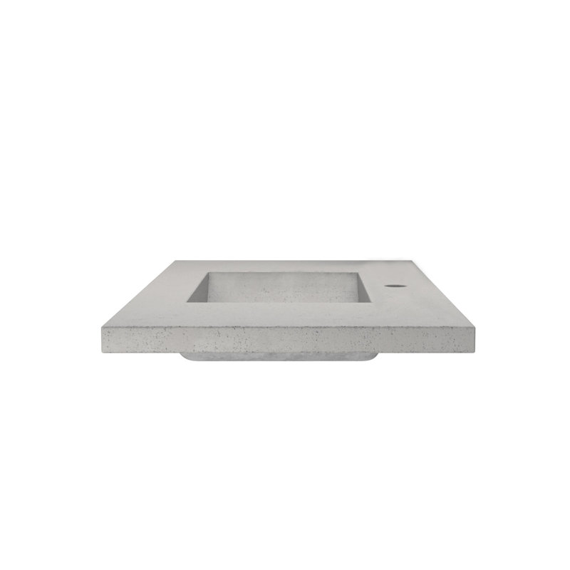 Palomar 36.5" Single Bathroom Vanity Top with Sink, Single, Ash
