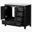Meuble-lavabo 36 po avec lavabo en céramique-102479151