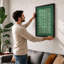 Circuit Board Grid Industrial - Framed Print-1378938637-1378938640