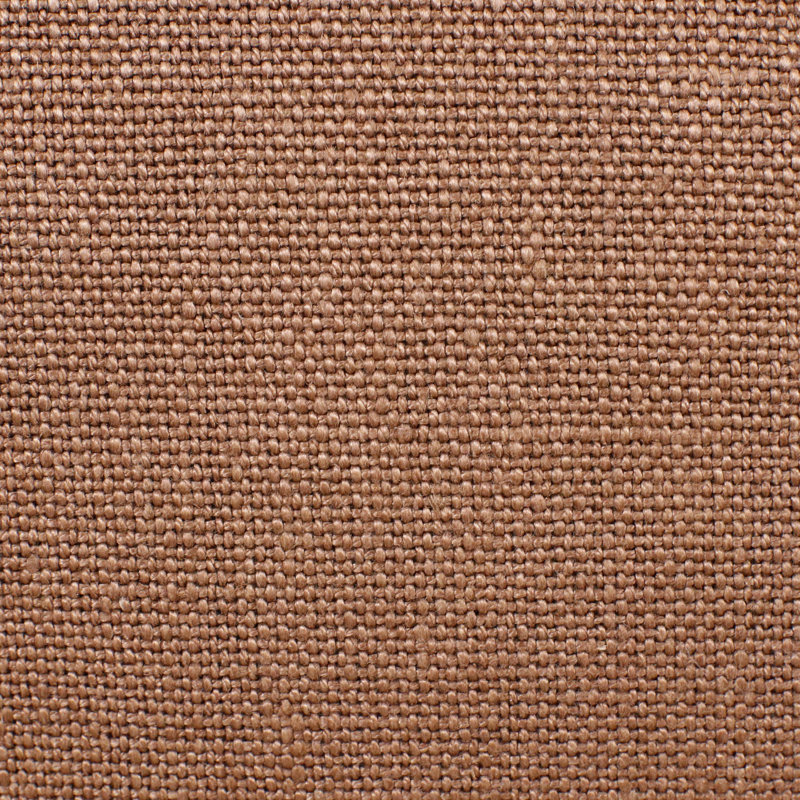 Coussin en lin, Brun, Polyester