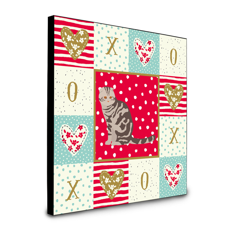 Panneau mural d’art chat Reginia, Reginia Light Brown Foldex Exotic
