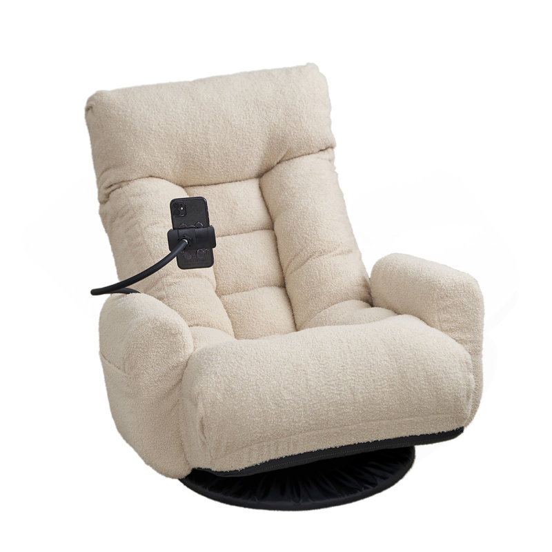 Tête et taille réglables, fauteuil de jeu, méridienne dans le salon, fauteuil pivotant à 360 degrés, fauteuil de loisir à siège rotatif
