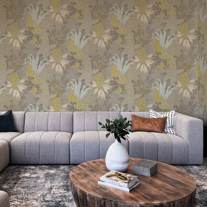 Papier peint floral Giunta, Hazelwood