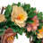 18" Round Woodchip Floral Wreath