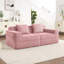 Canapé modulaire à 2 places sans siège, canapé modulaire Cloud avec assise profonde et canapé modulaire moderne à 2 places avec coussins décoratifs-1068652773