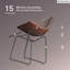 Chaise d'appoint rembourrée Ashtin-1046484396
