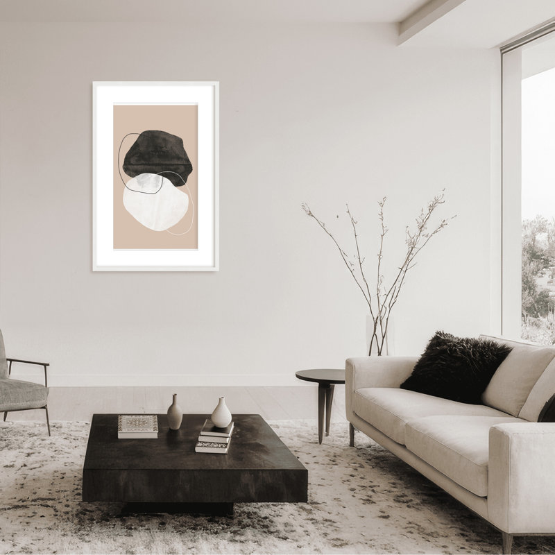 Cosmic Abstract by The Miuus Studio - Picture Frame Painting on Paper, 24" H x 16" W x 1.5" D, Wrapped Canvas, Does Not Apply
