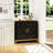 32" Accent Cabinet with Gold Trim-1507780078