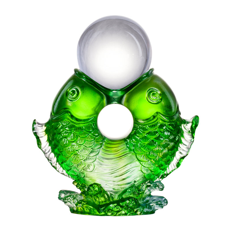 Turning of Ruyi Fish, Green