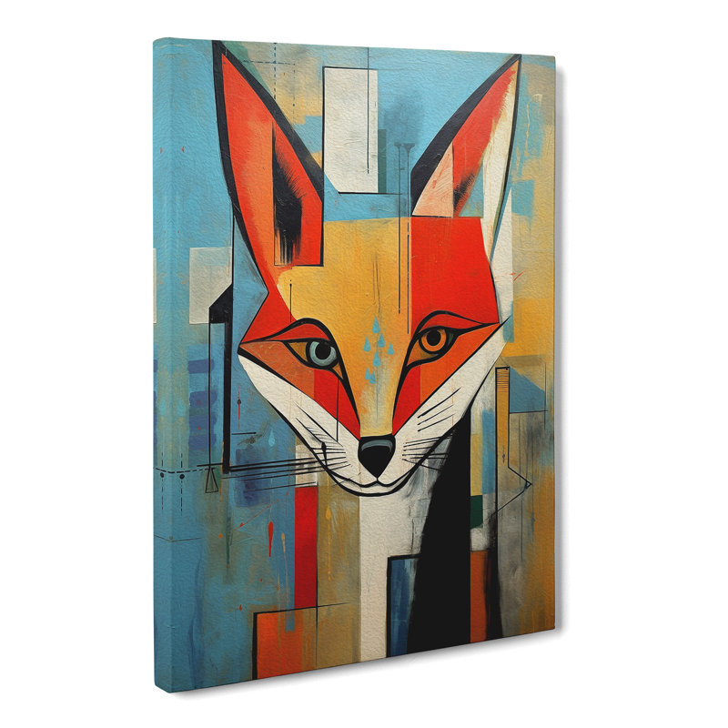 Fox Constructivism - Print, 50cm H x 35cm W x 3cm D